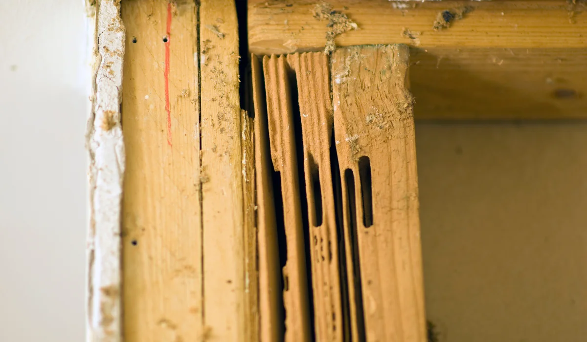 carpenter ant damage