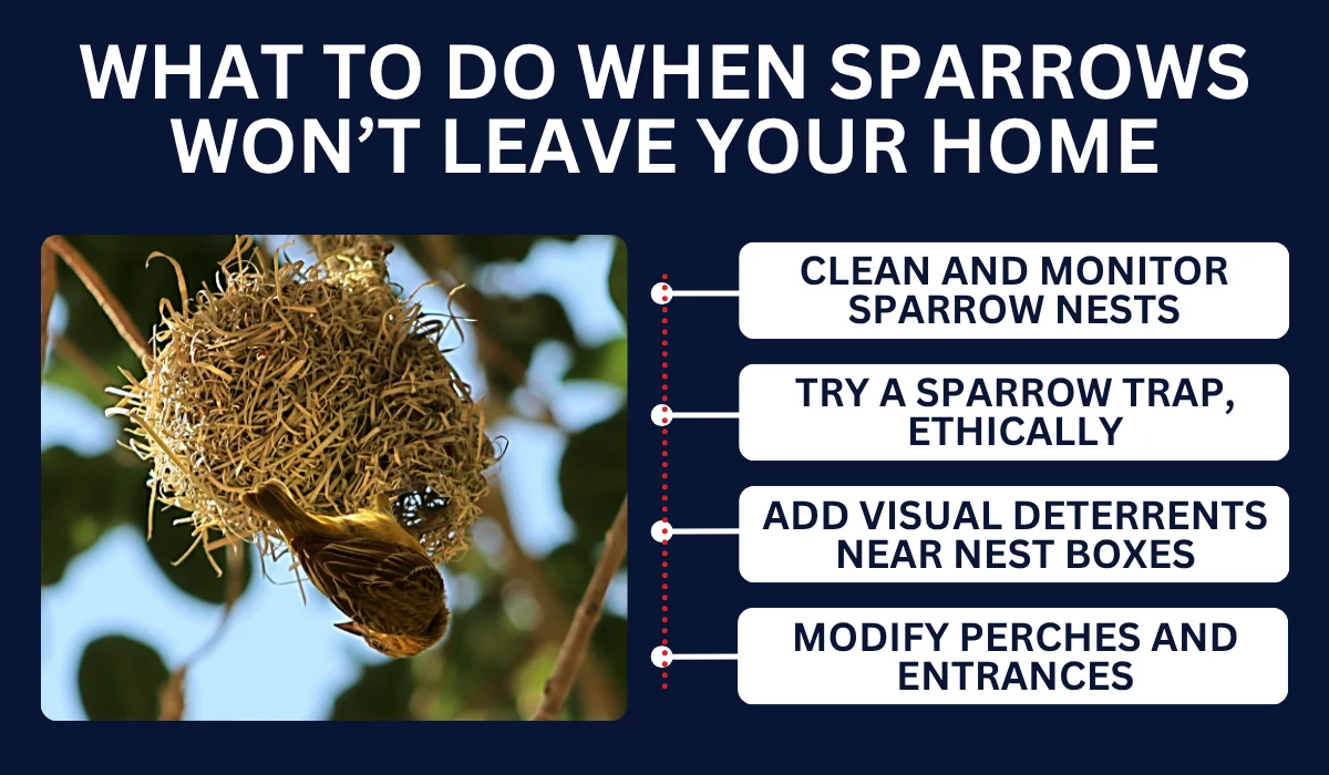 What To Do When Sparrows Won’t Leave Your Home