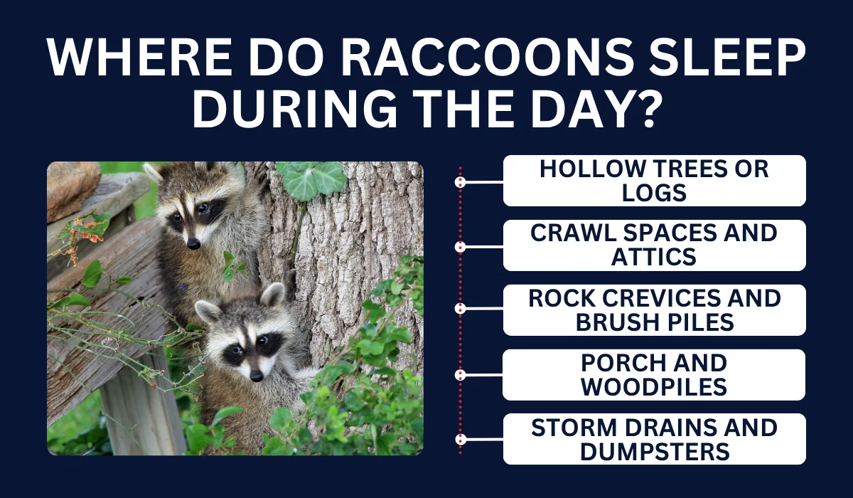 Where Do Raccoons Sleep During The Day