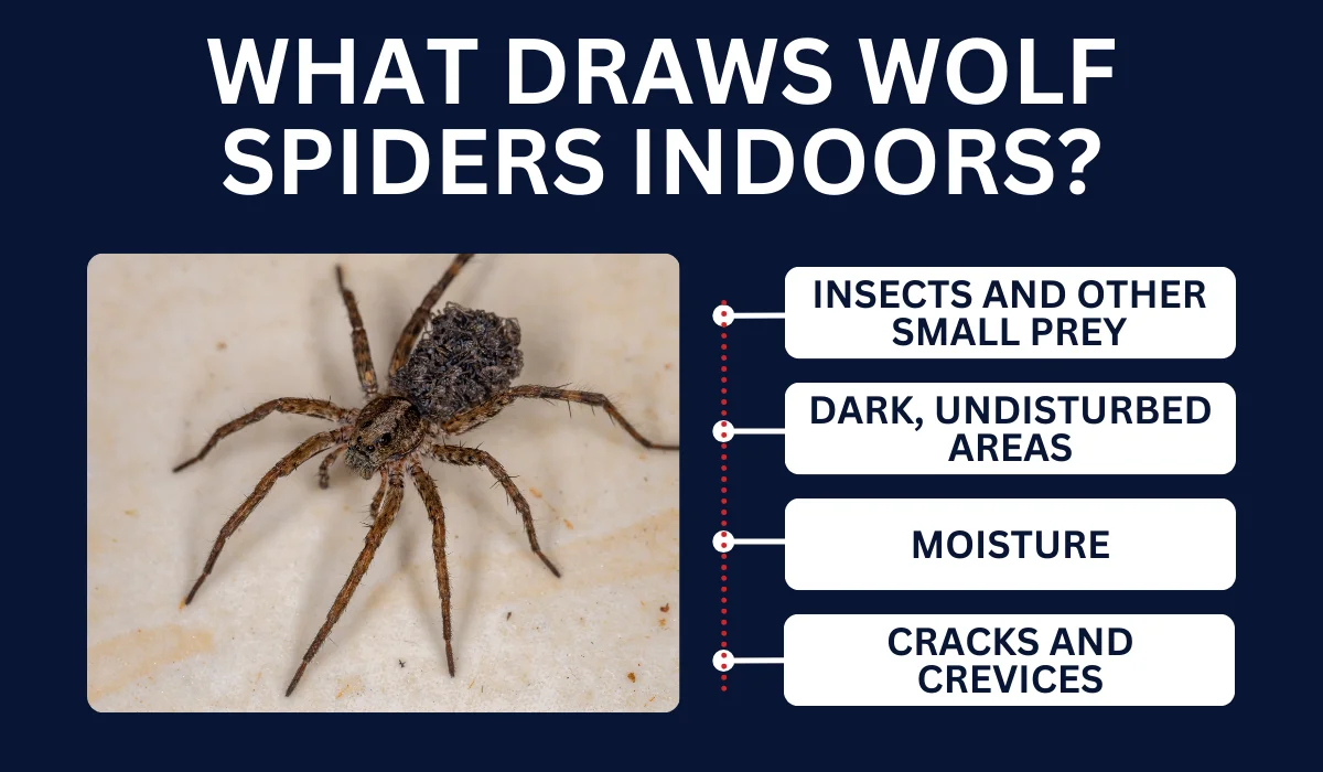 What Draws Wolf Spiders Indoors