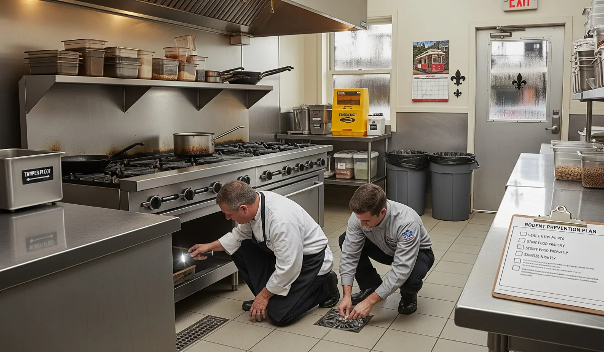 restaurant preventing rodents