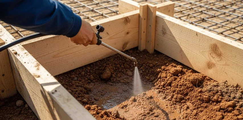 Pre-construction termite treatment